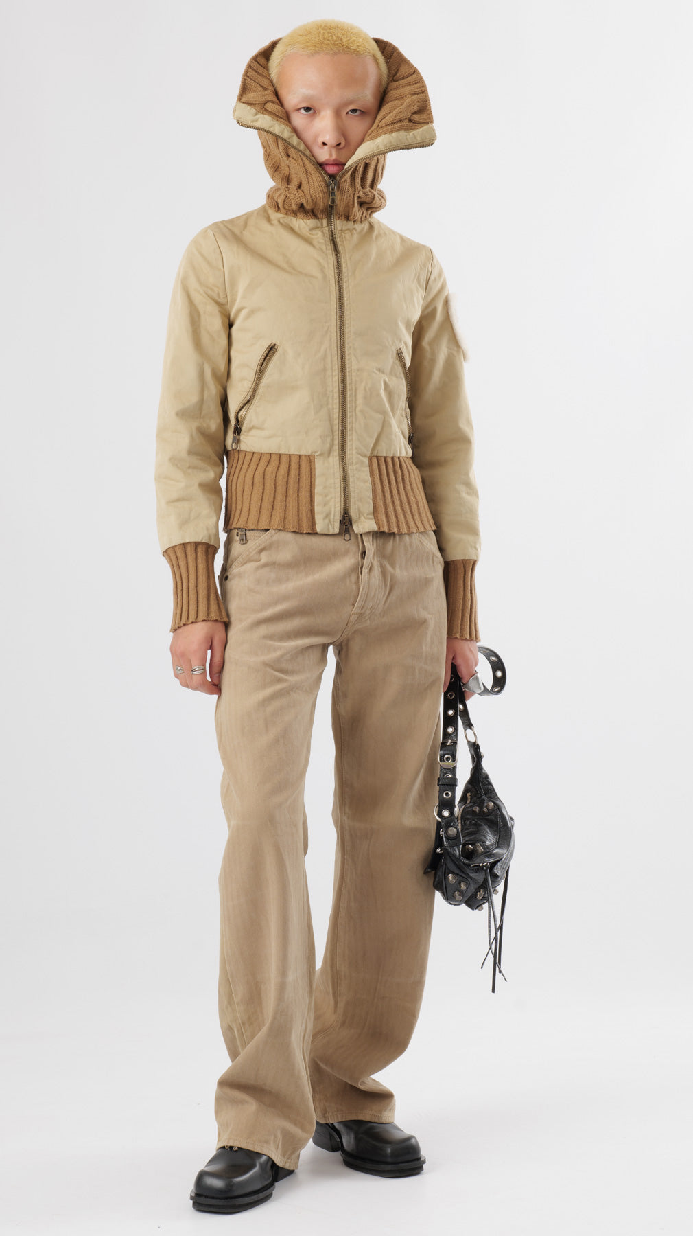 Iceberg 2000s Wool/Cotton Stuffed jacket (XS)