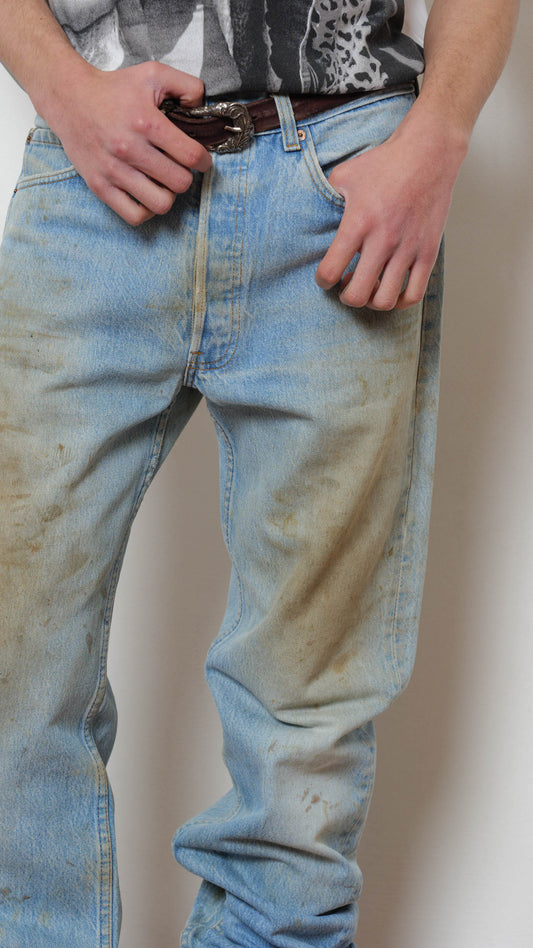 1980’s Levi’s Made in usa dirty jeans