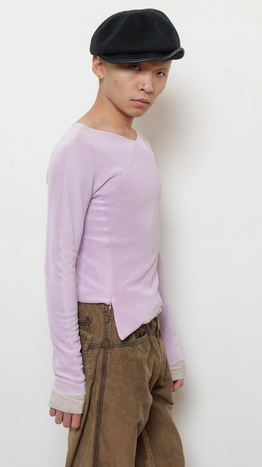 Giorgio Armani 2000’s asymmetric mesh top