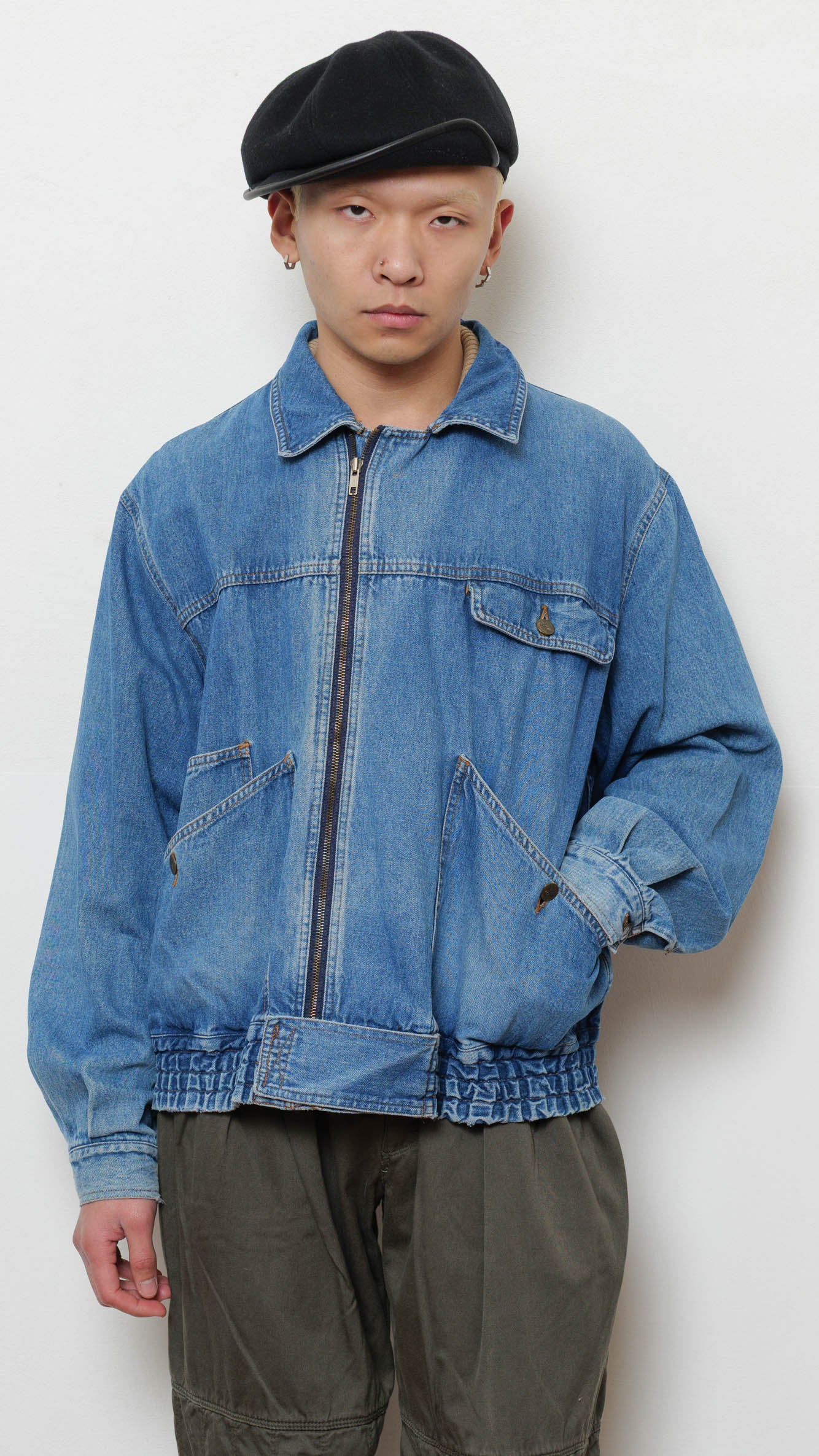 Emporio Armani 1980’s denim bomber jacket