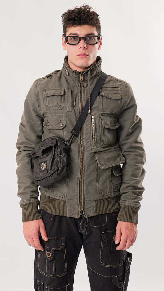 DOLCE GABBANA FW03 MULTIPOCKET JACKET (M)