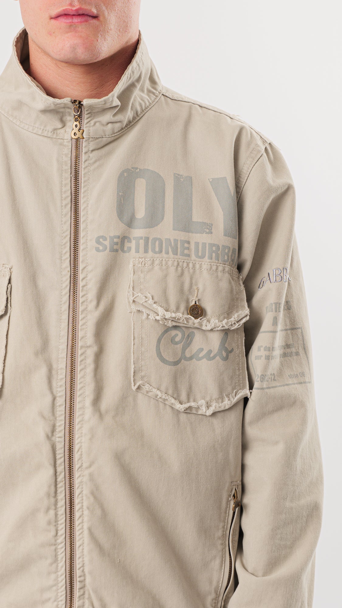 DOLCE GABBANA 2000s DENIM EUROPEAN TOUR JACKET (M)