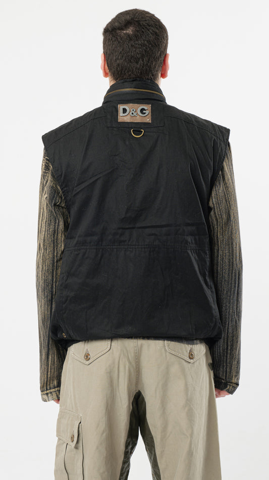 DOLCE & GABBANA 2000s CARGO VEST (L)