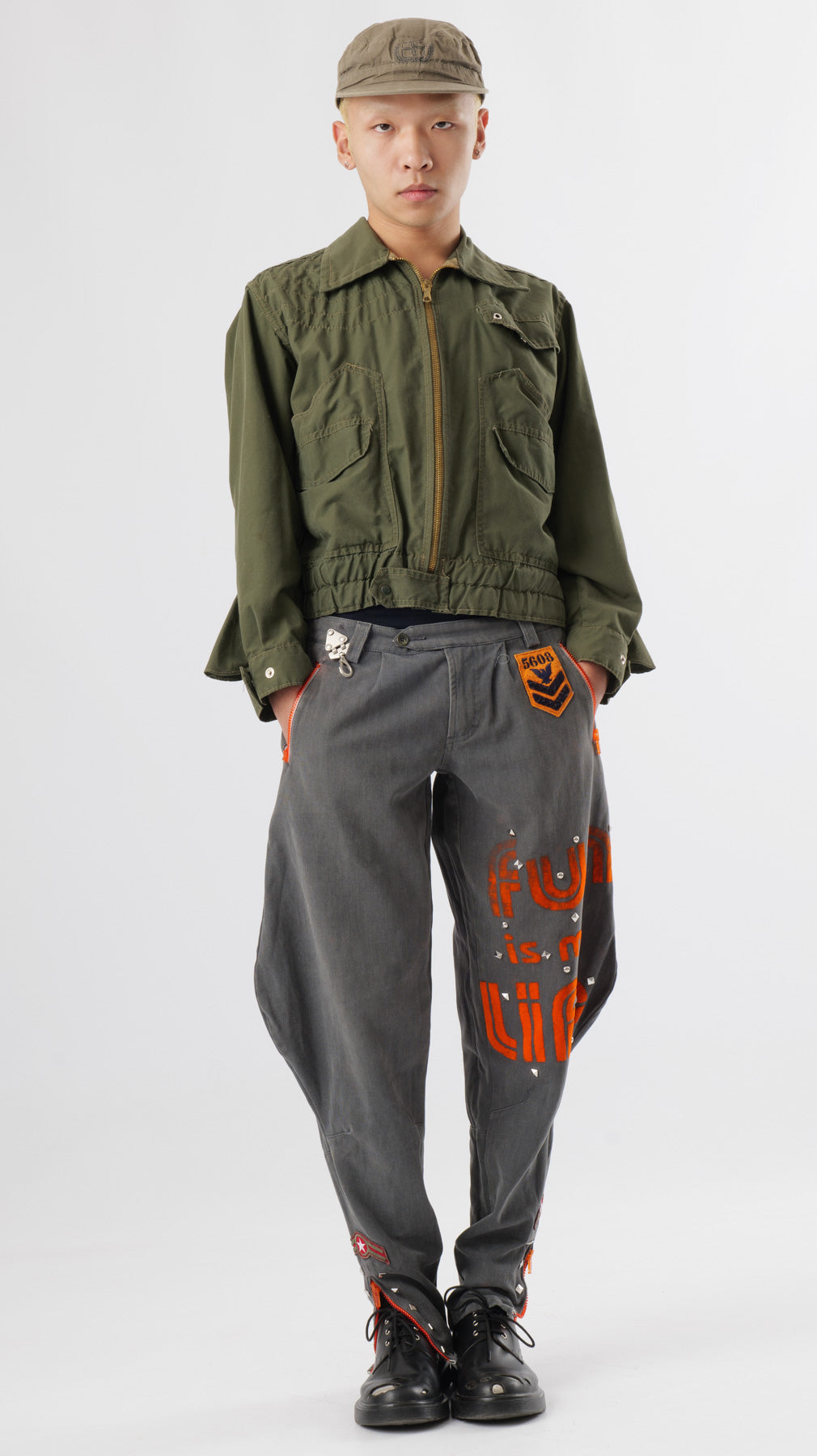 1970s Military Multipocket Jacket (M)