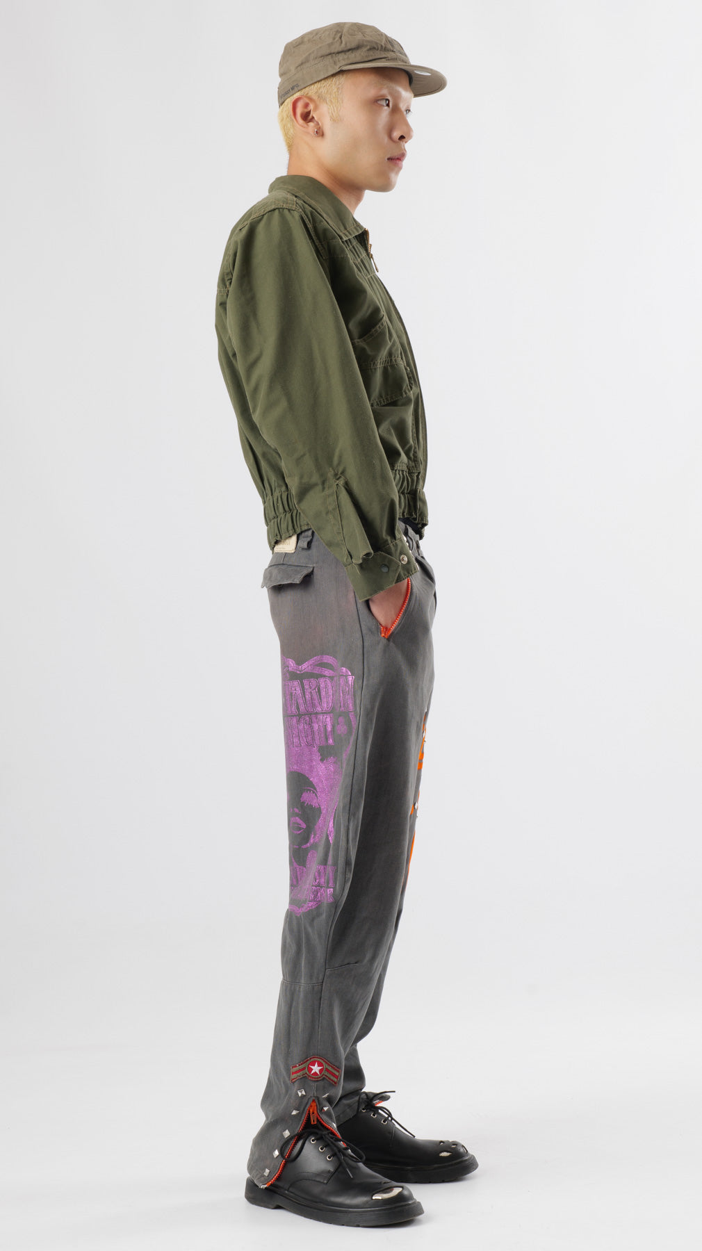 1970s Military Multipocket Jacket (M)