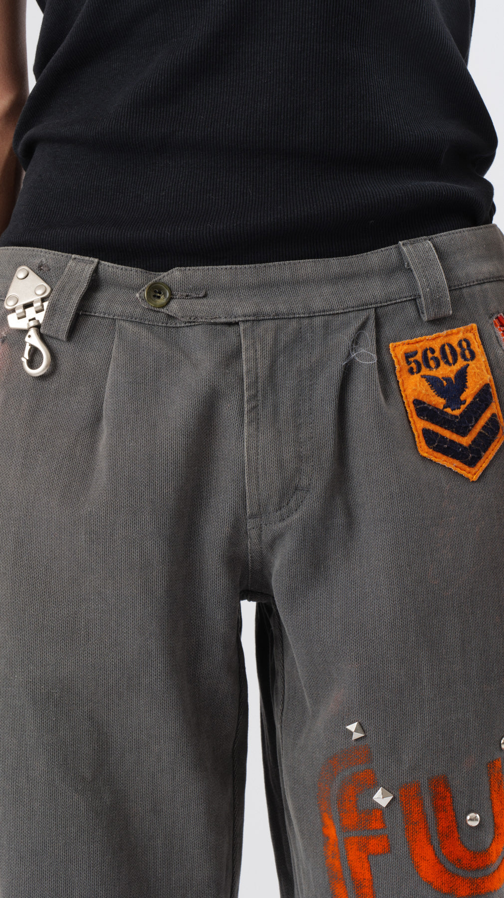 Dolce & Gabbana ss2003 “fun is my life” Military Parody Trousers (w28)