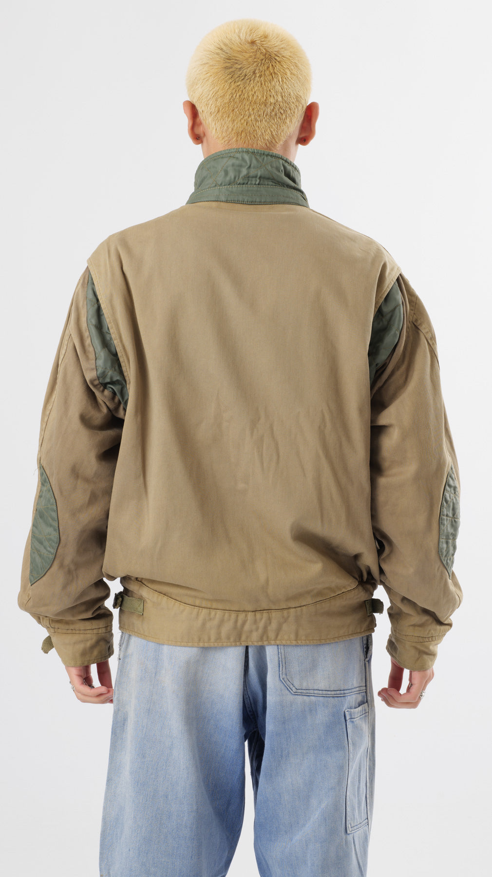 UNIFORM 1980’S SUN FADED CARGO 3D POCKET BOMBER (M/L)