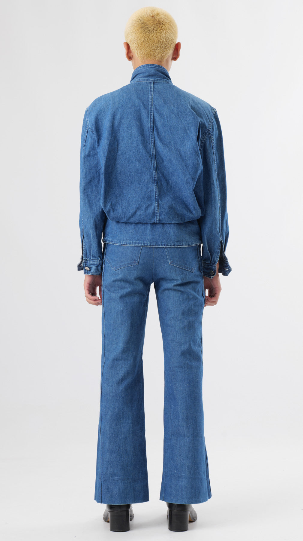 MARITHE FRANCOIS GIRBAUD 1980’S DENIM JACKET (M)