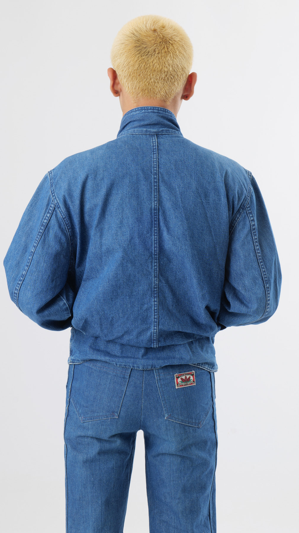 MARITHE FRANCOIS GIRBAUD 1980’S DENIM JACKET (M)