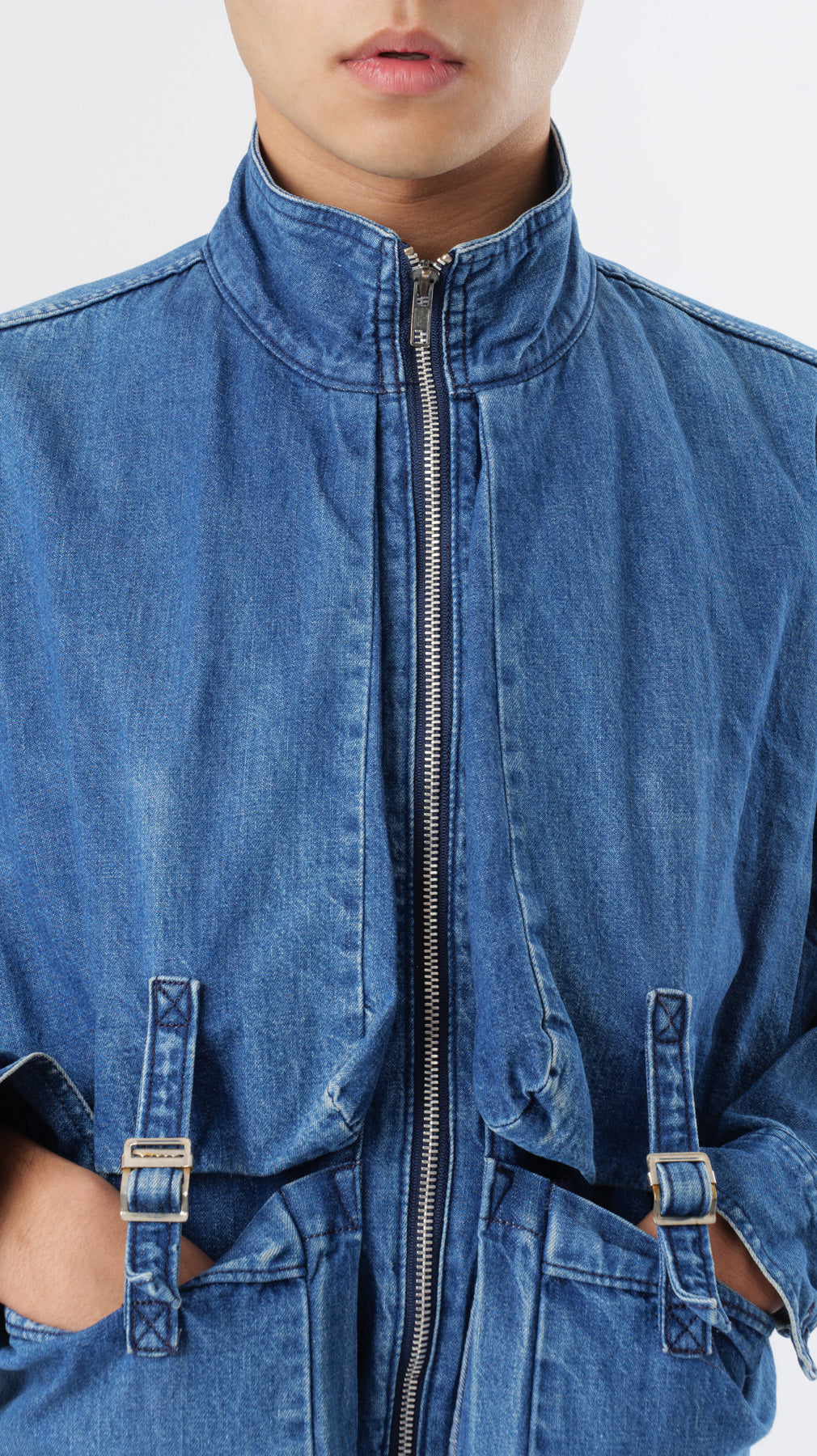 MARITHE FRANCOIS GIRBAUD 1980’S DENIM JACKET (M)