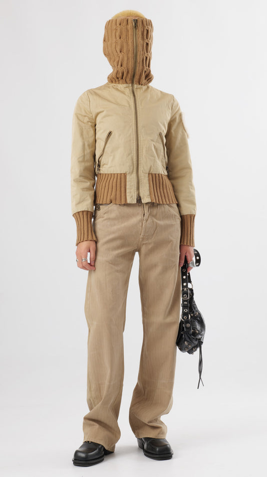 Iceberg 2000s Wool/Cotton Stuffed jacket (XS)