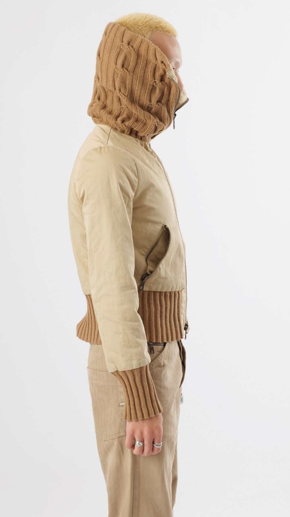 Iceberg 2000s Wool/Cotton Stuffed jacket (XS)