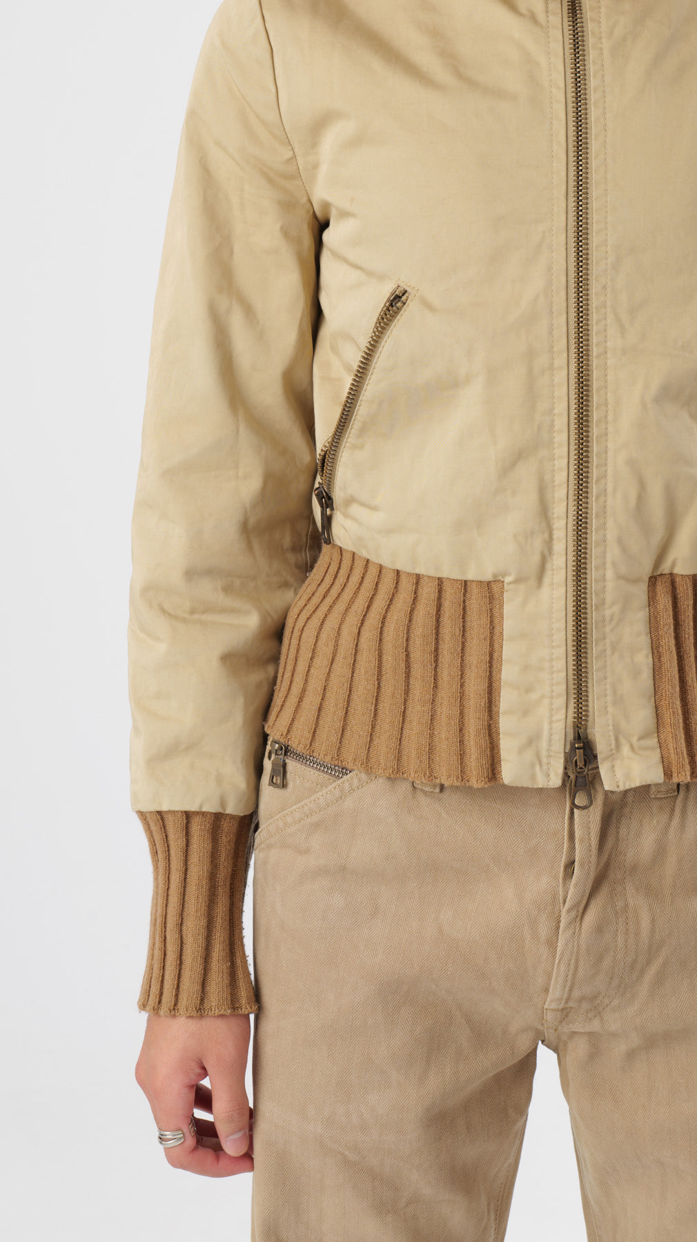 Iceberg 2000s Wool/Cotton Stuffed jacket (XS)