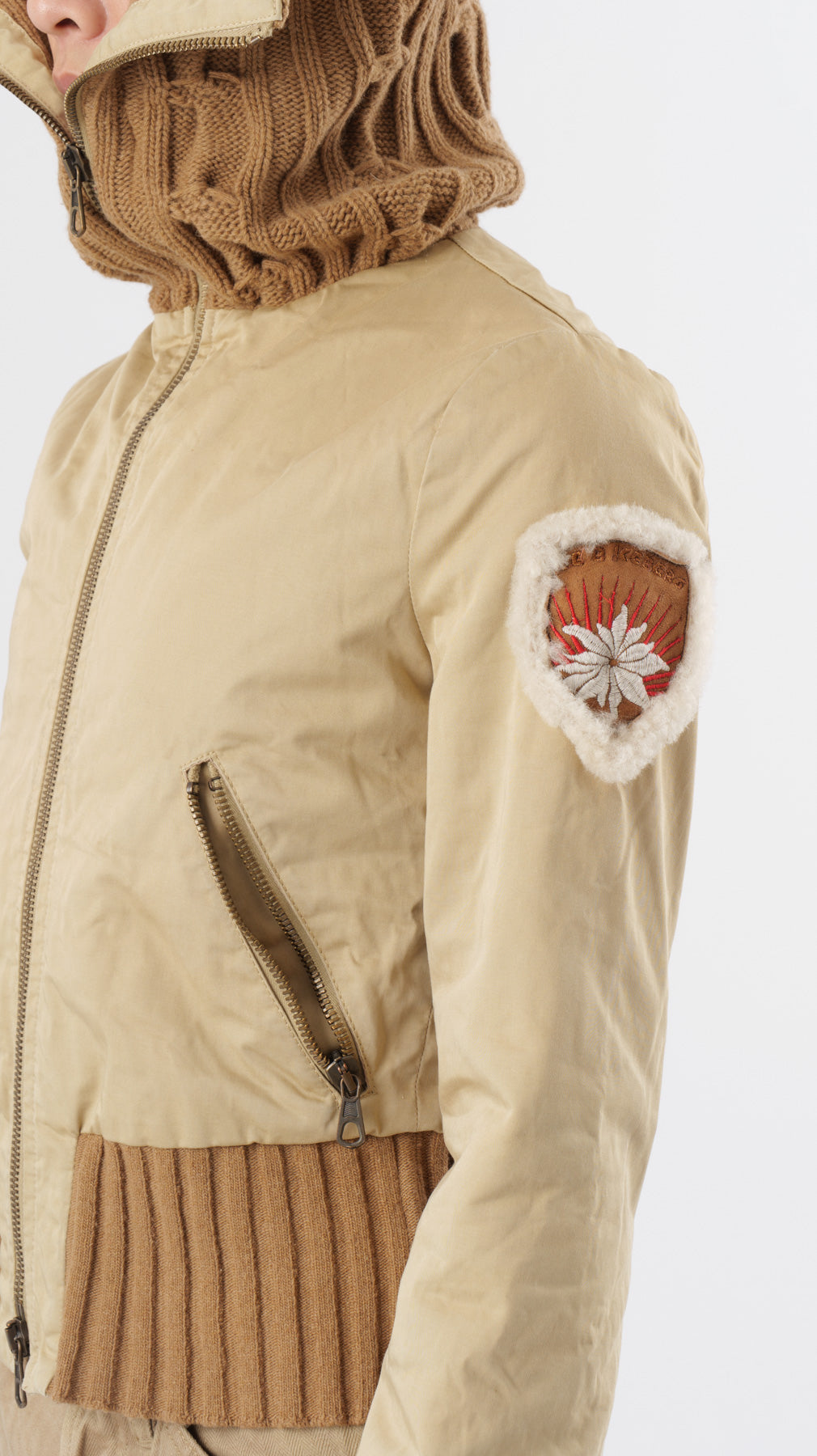 Iceberg 2000s Wool/Cotton Stuffed jacket (XS)