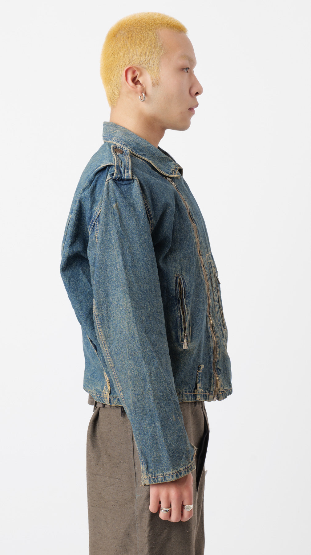 Diesel 1980’s Biker Denim Jacket (M)