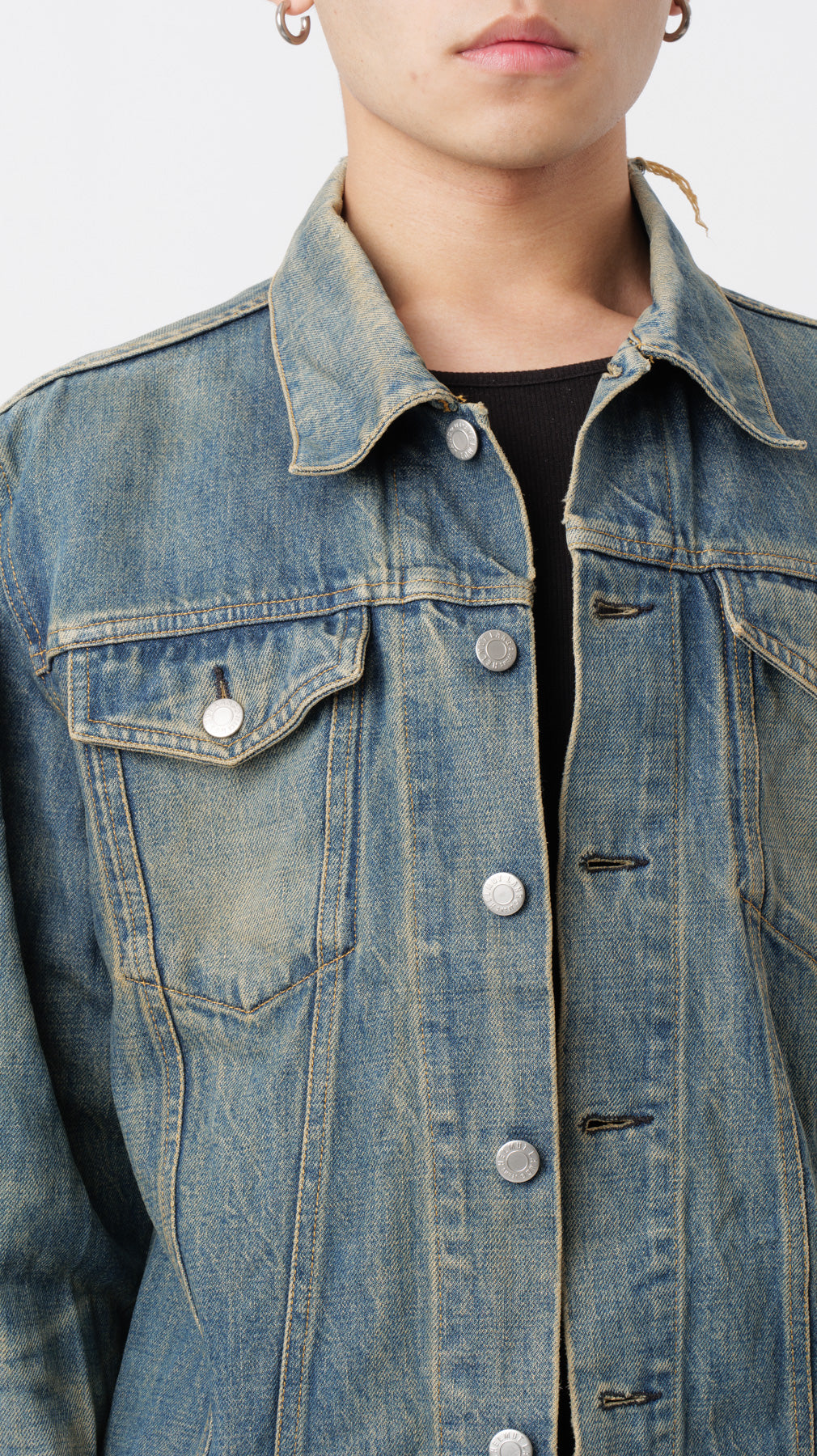 Helmut Lang 1990’s Sand-Washed Denim Jacket (M)