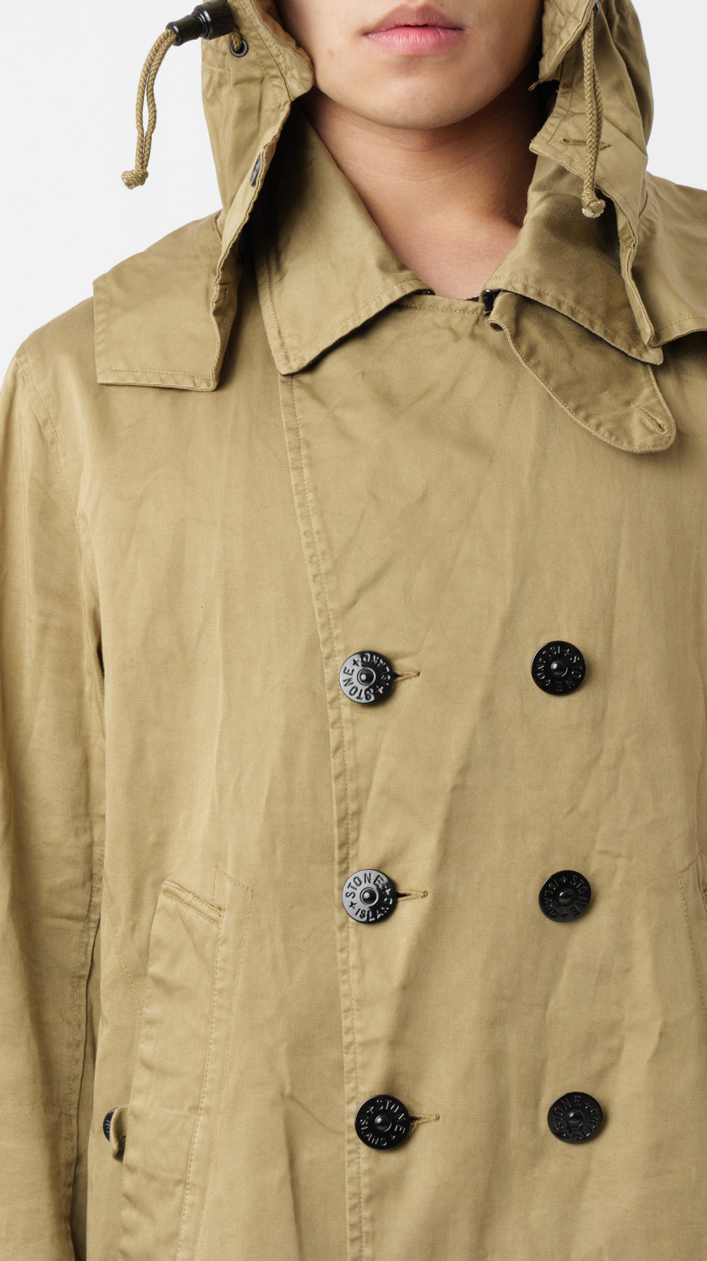 Stone Island AW08 Raso Gommato Coat (M)