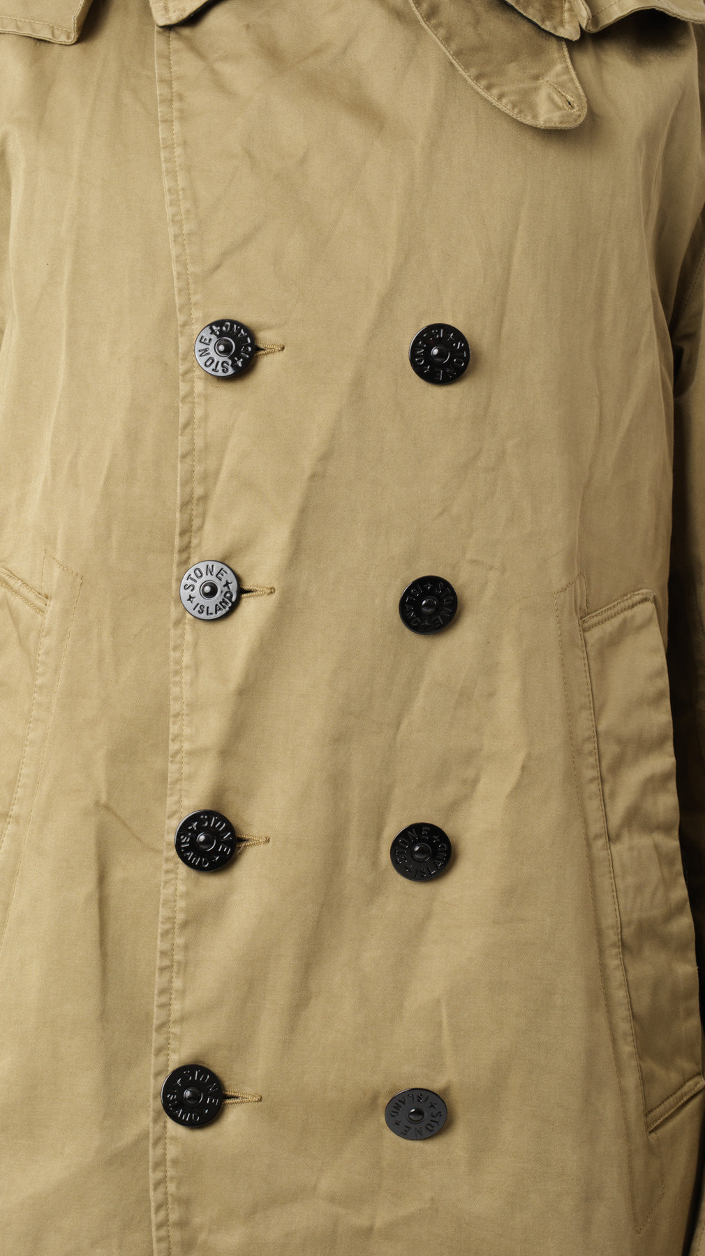 Stone Island AW08 Raso Gommato Coat (M)