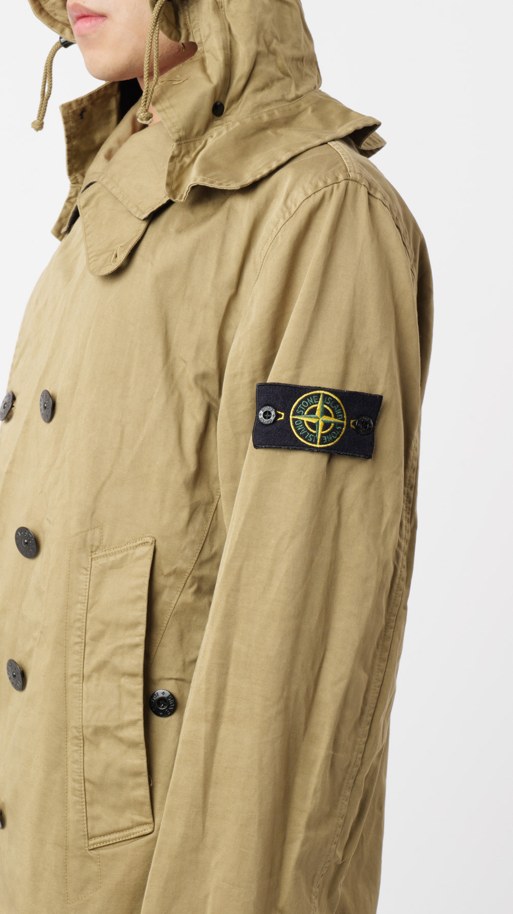 Stone Island AW08 Raso Gommato Coat (M)