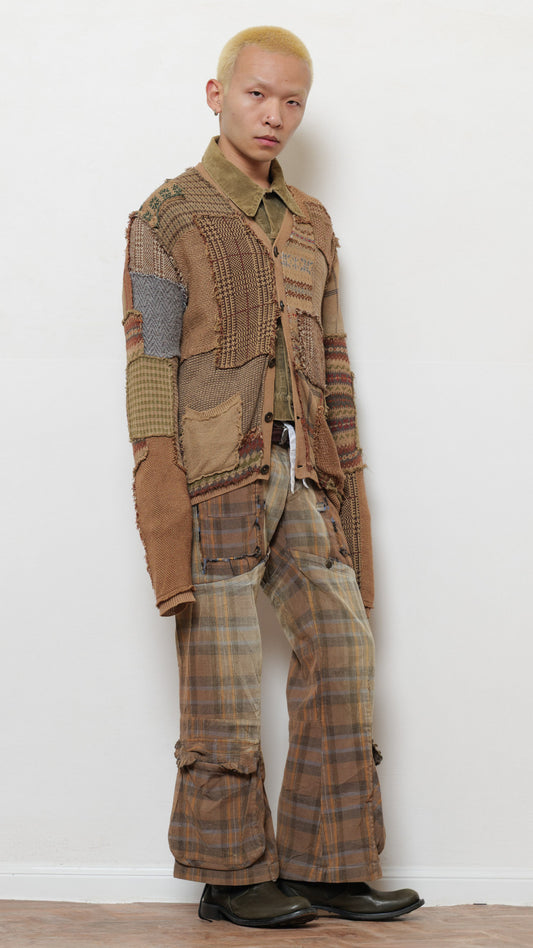 Polo Ralph Lauren 1990’s patchwork cardigan