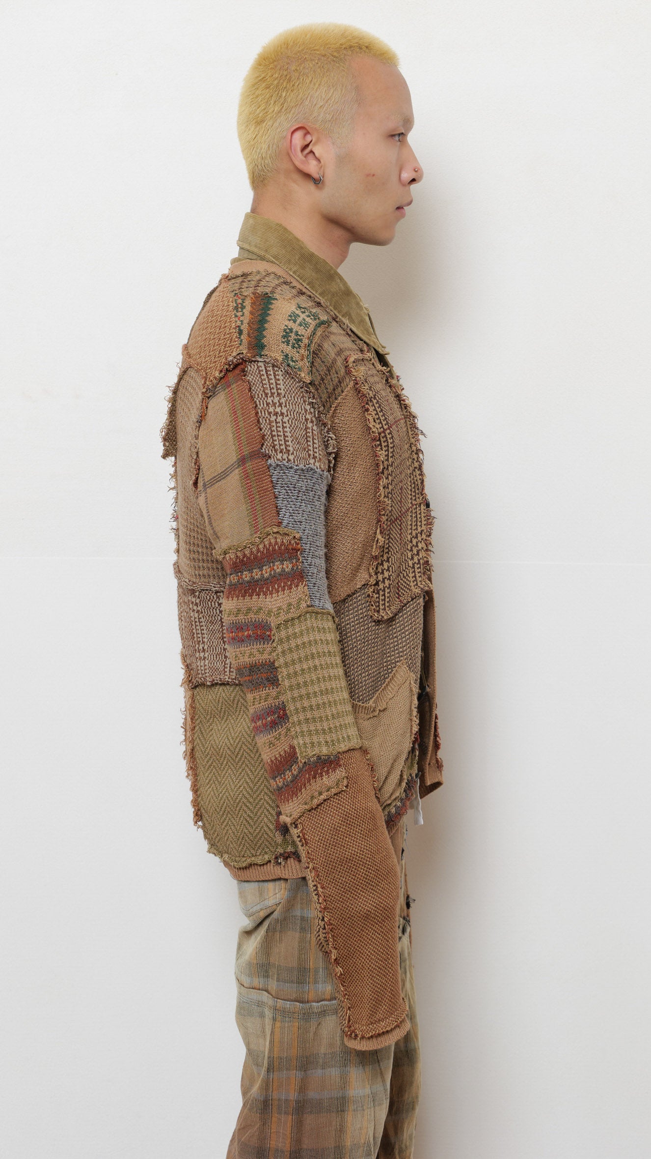 Polo Ralph Lauren 1990’s patchwork cardigan
