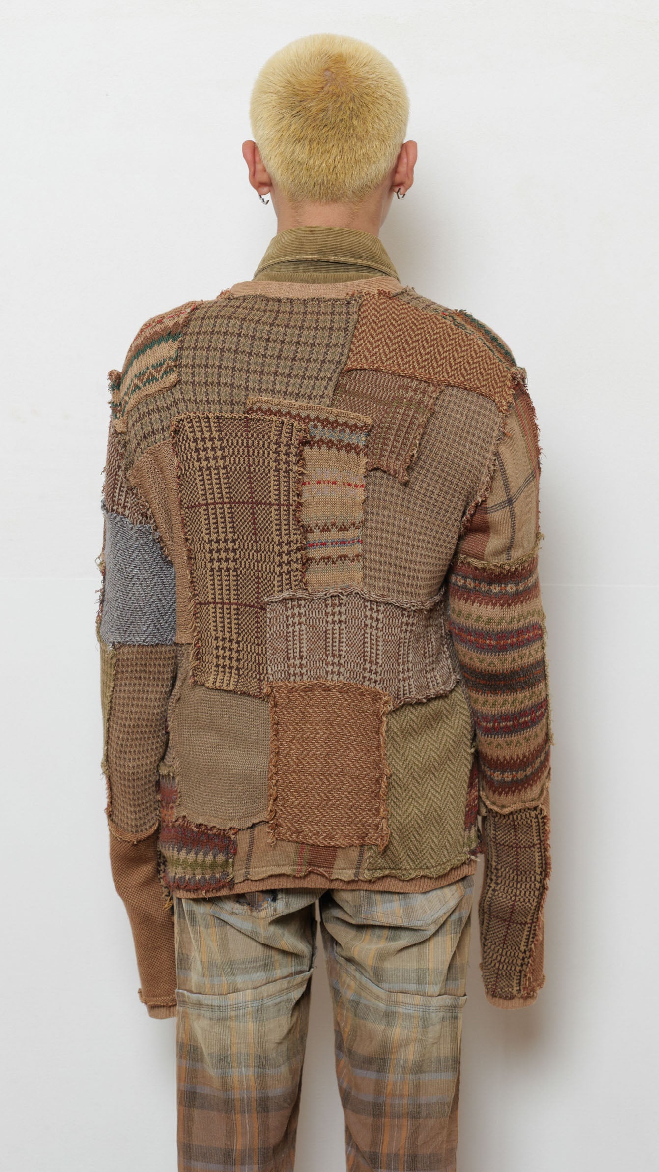 Polo Ralph Lauren 1990’s patchwork cardigan