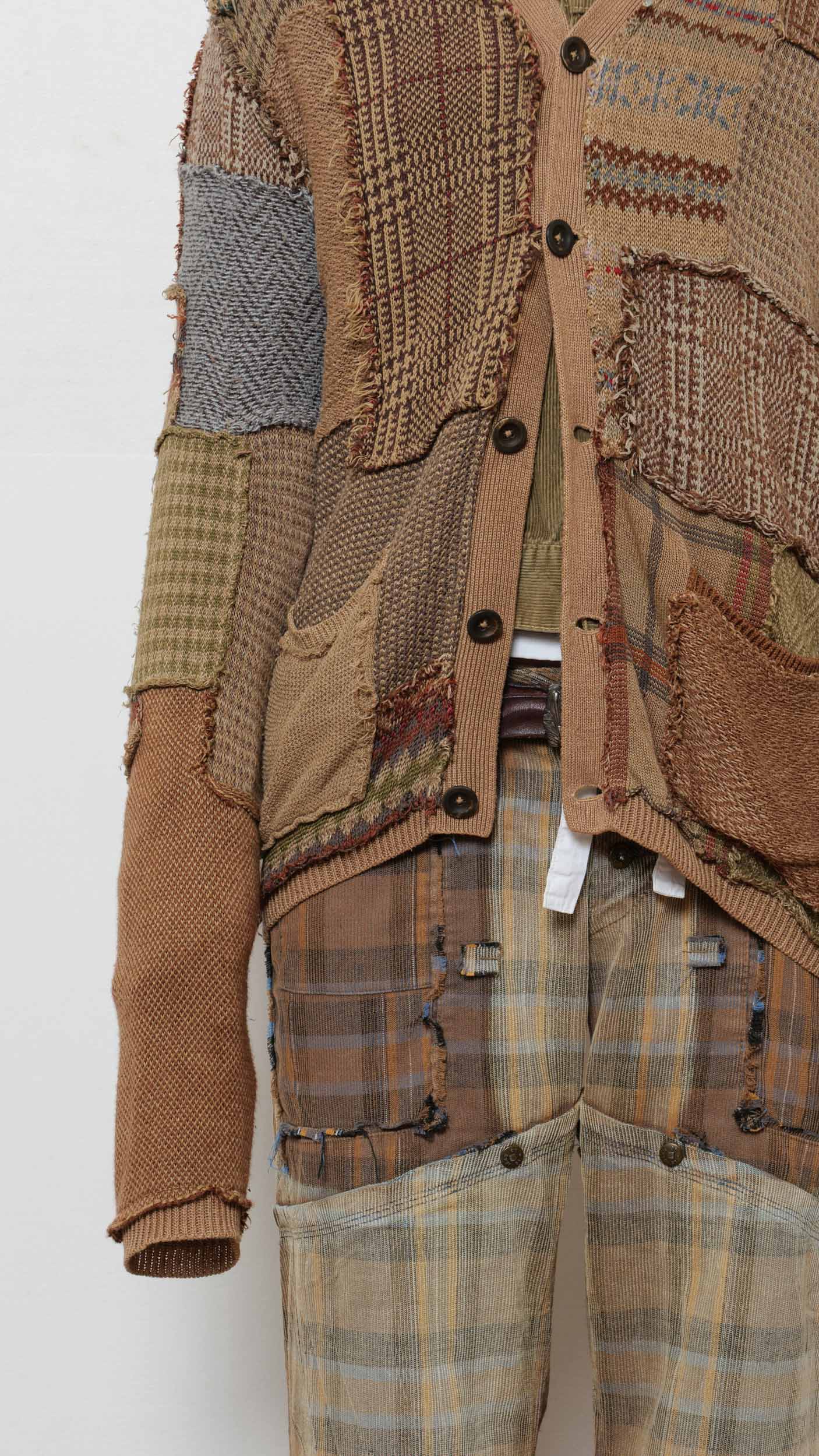 Polo Ralph Lauren 1990’s patchwork cardigan