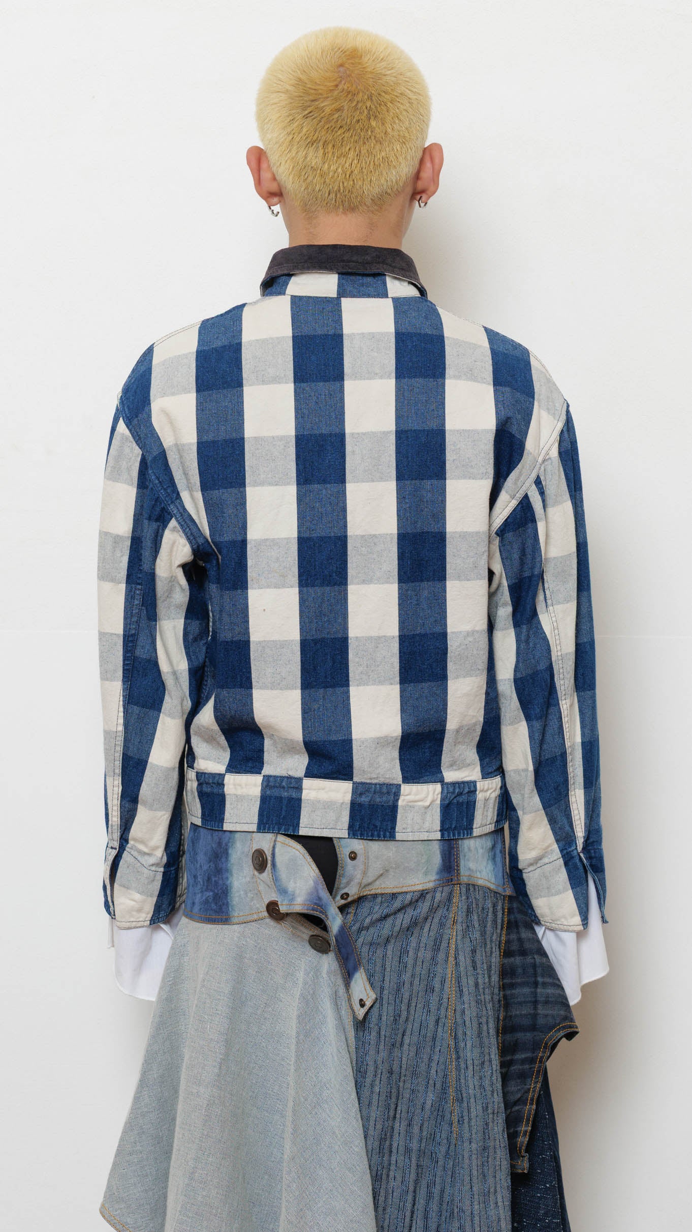 Valentino jeans 1980’s striped work jacket
