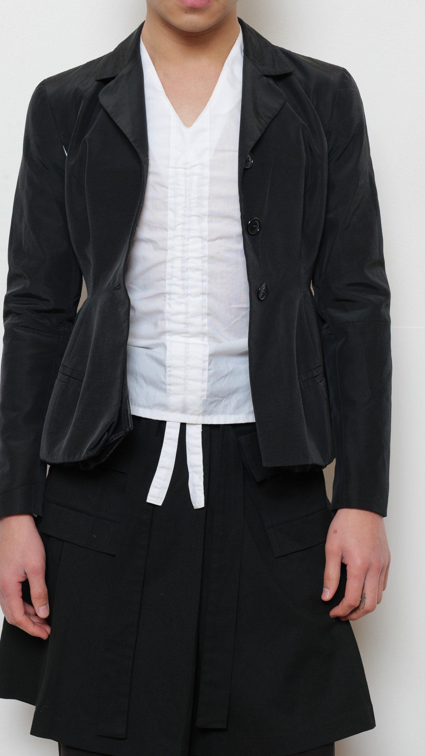 Gianfranco Ferré screwed/flared jacket