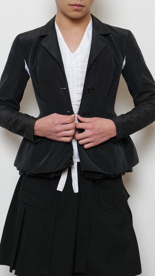 Gianfranco Ferré screwed/flared jacket