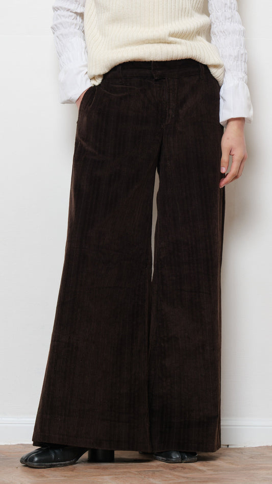 Moschino 2000’s velvet loose pant