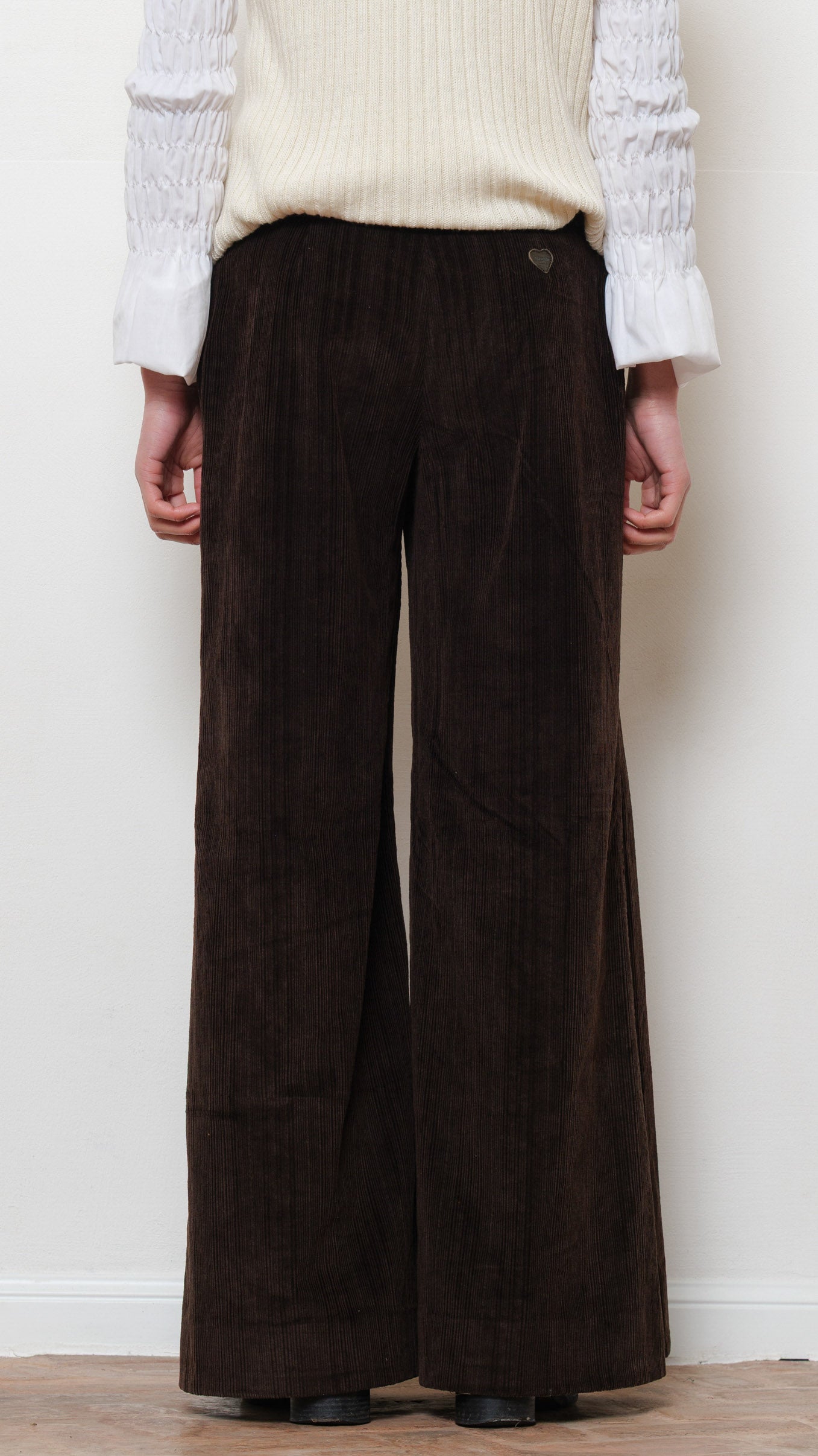 Moschino 2000’s velvet loose pant