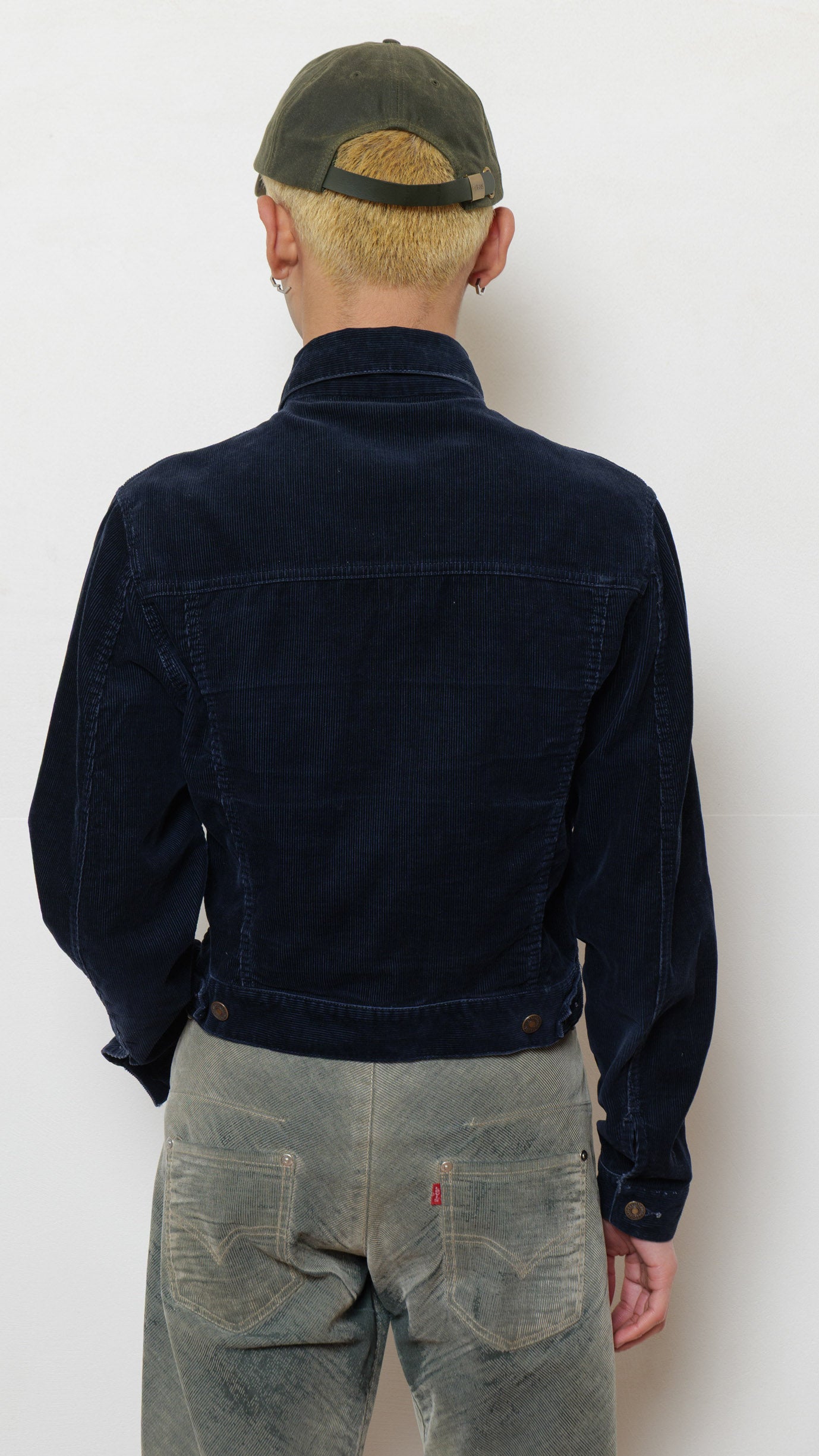 Levi’s 1970’s big E black velvet jacket