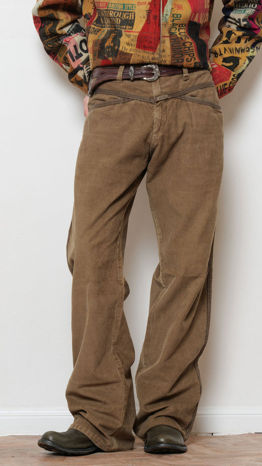 Marithé François Girbaud corduroy loose pant