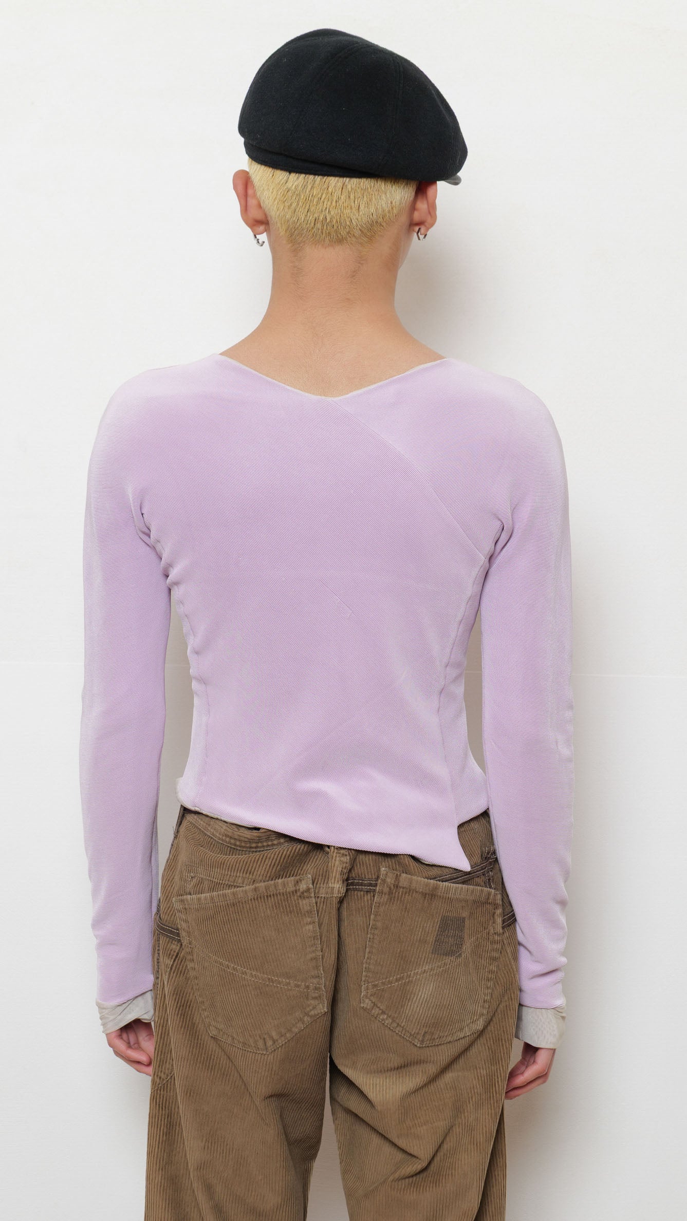 Giorgio Armani 2000’s asymmetric mesh top