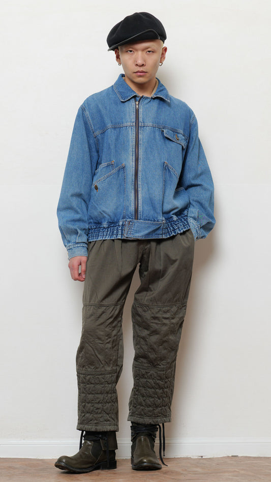 Emporio Armani 1980’s denim bomber jacket