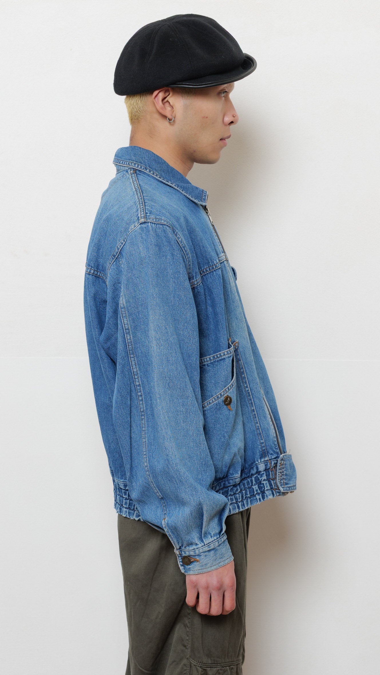 Emporio Armani 1980’s denim bomber jacket