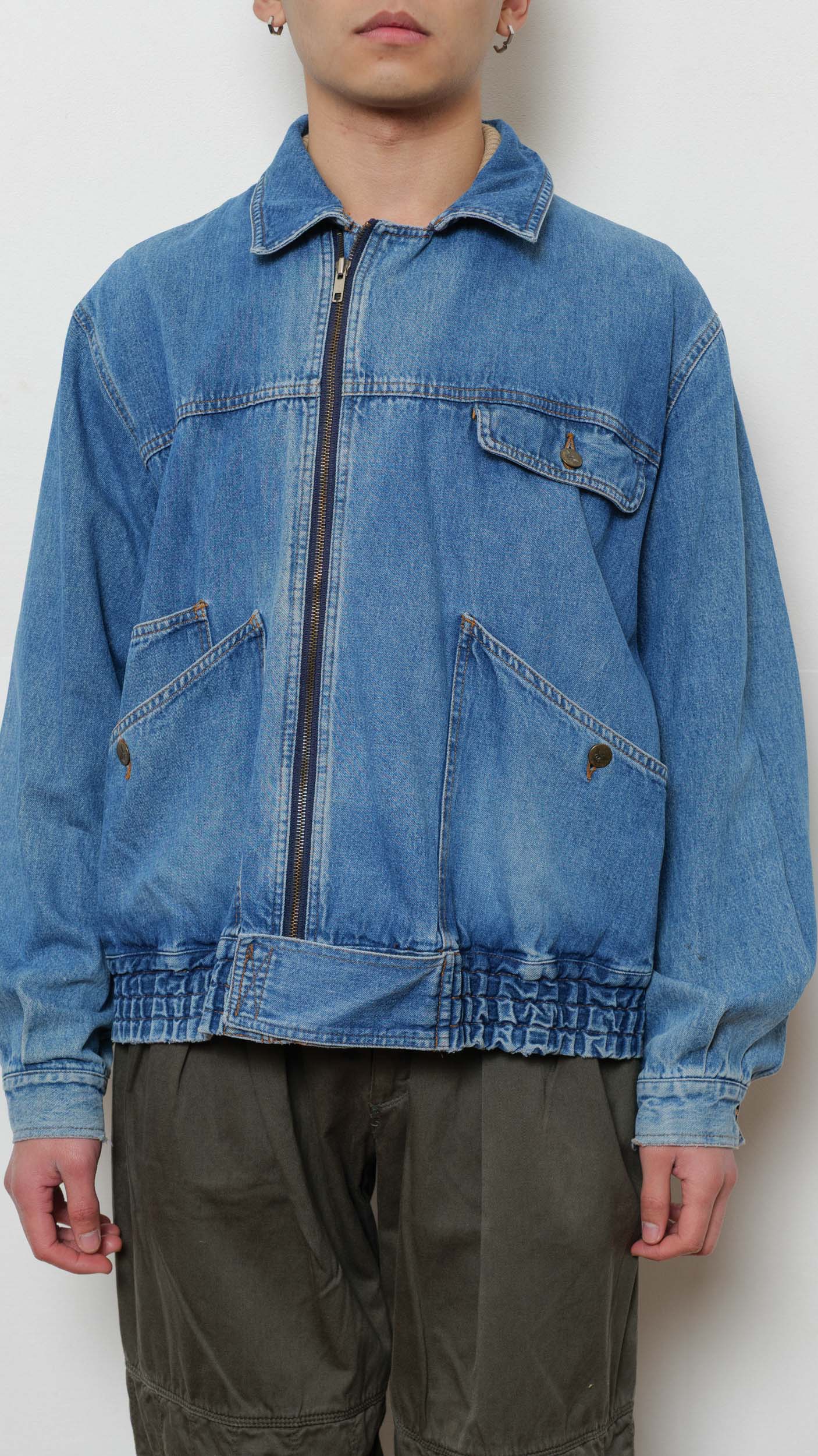 Emporio Armani 1980’s denim bomber jacket
