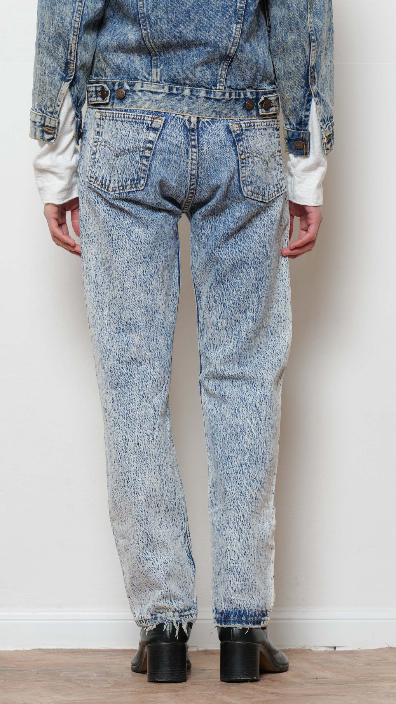 Levi’s Made in usa 1980’s marbled jeans