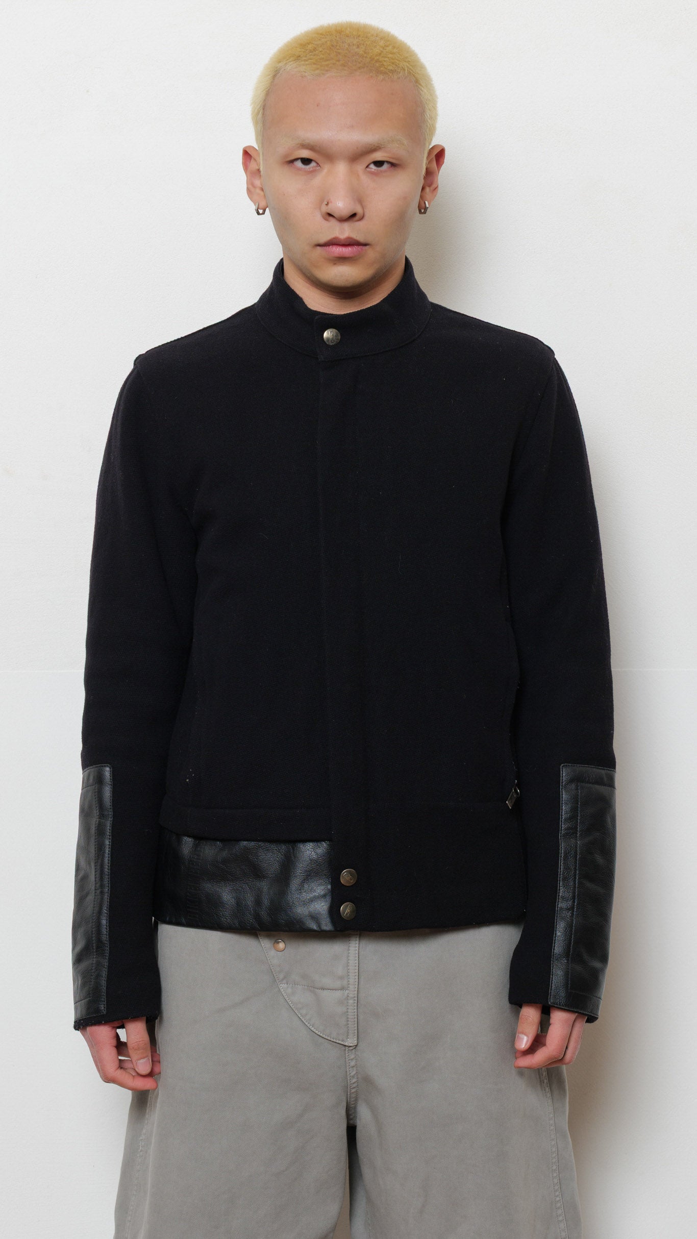 Bikkembergs 1990’s wool/leather jacket