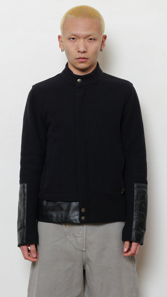 Bikkembergs 1990’s wool/leather jacket