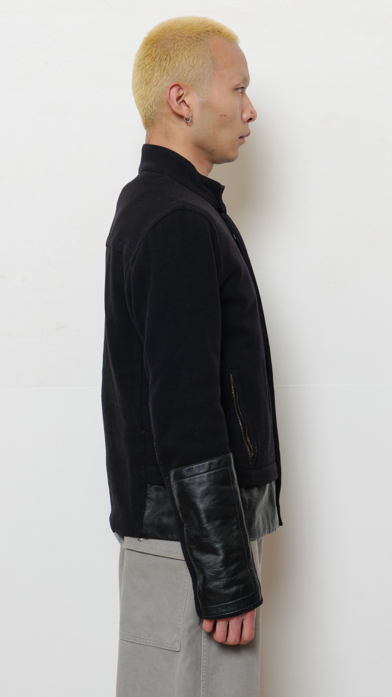Bikkembergs 1990’s wool/leather jacket
