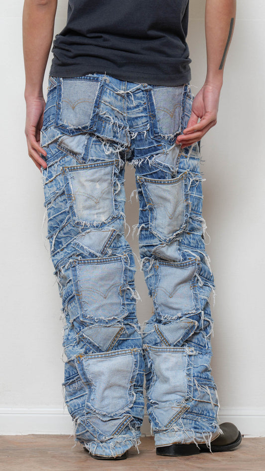 Levi’s 1990’s patchwork jeans