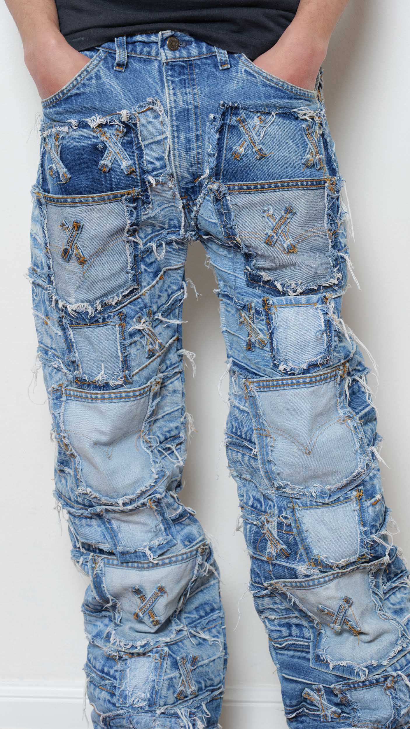Levi’s 1990’s patchwork jeans