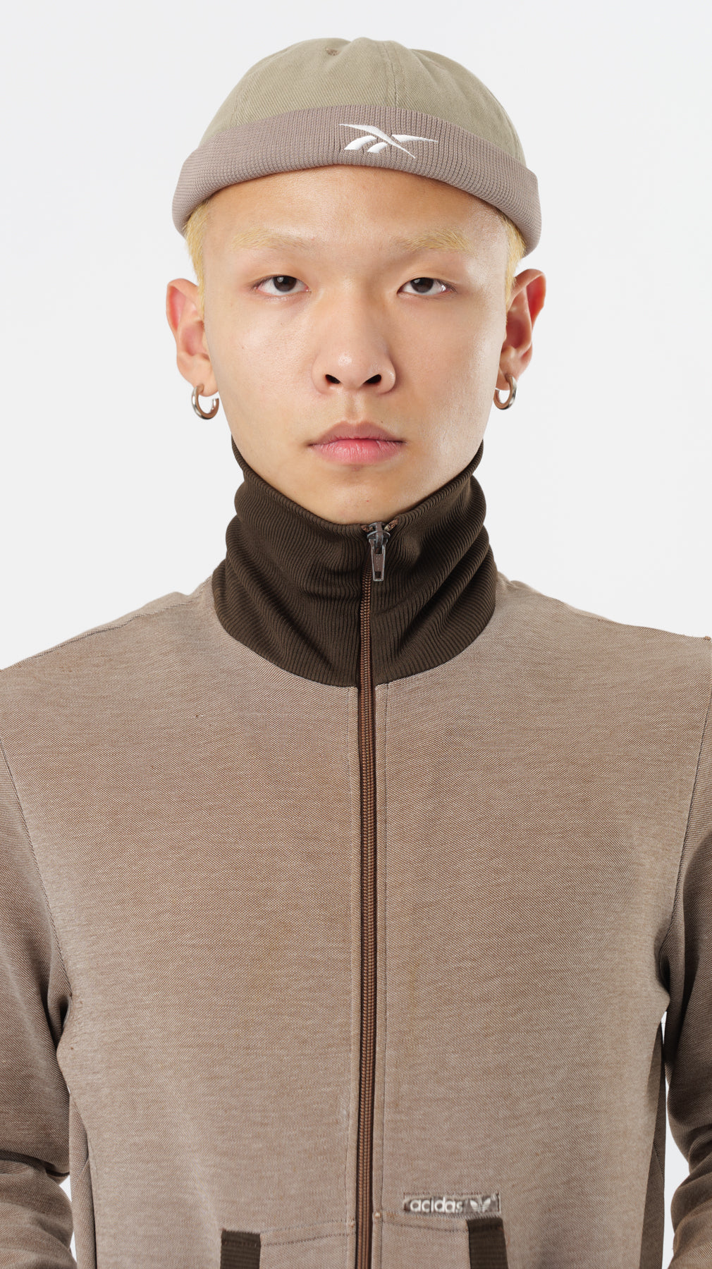 ADIDAS 1970s ZIPPED JACKET (M)