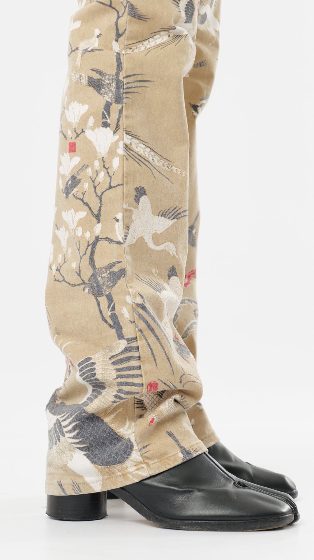 JUST CAVALLI 2000s ORIENTAL PRINTED TROUSERS (w27)