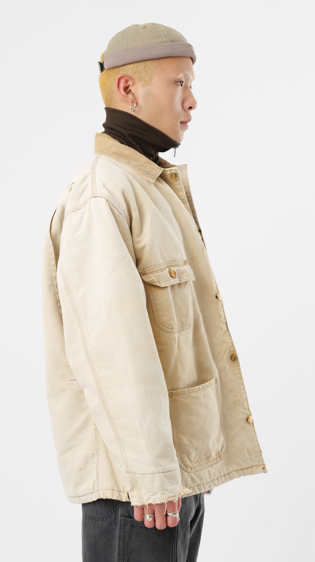 1990s DISTRESSED CARHARTT MICHIGAN JACKET (L)