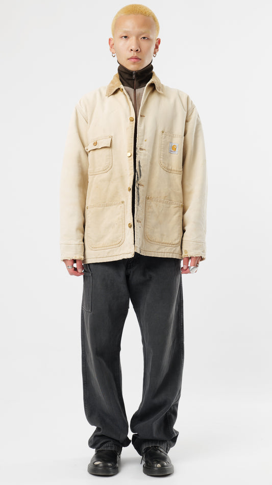1990s DISTRESSED CARHARTT MICHIGAN JACKET (L)