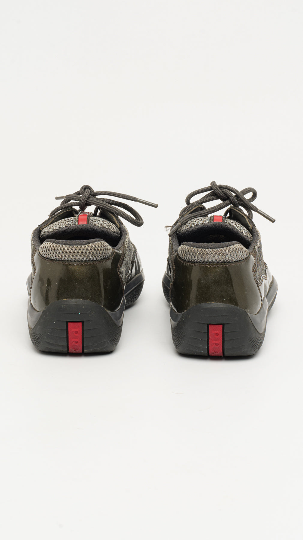 PRADA AMERICA’S CUP DARK GREEN SHOES