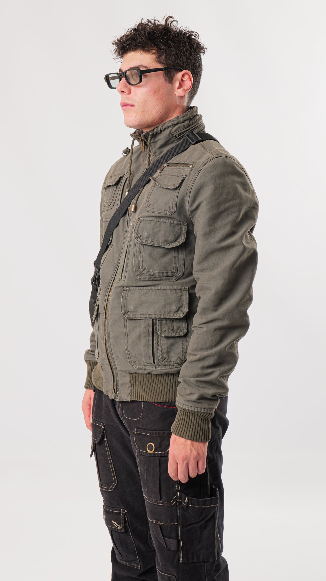 DOLCE GABBANA FW03 MULTIPOCKET JACKET (M)